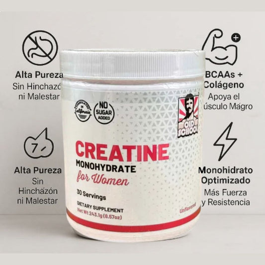 CREATINE MONOHYDRATE PARA MUJERES