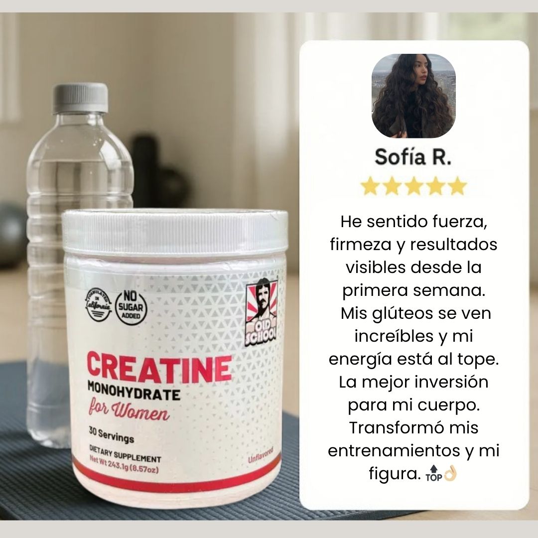 CREATINE MONOHYDRATE PARA MUJERES